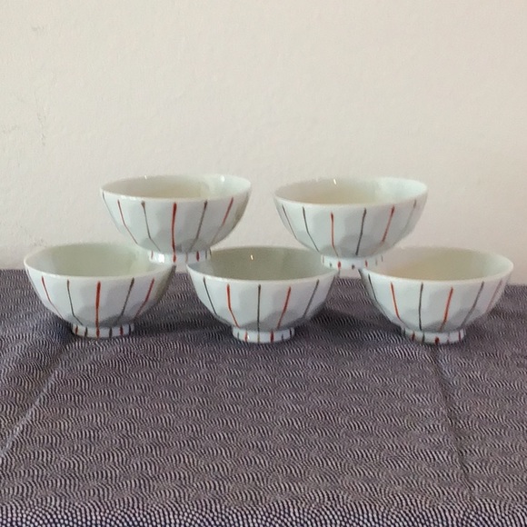 Dining Vintage Asian Soup Bowl Set Of 5 Poshmark